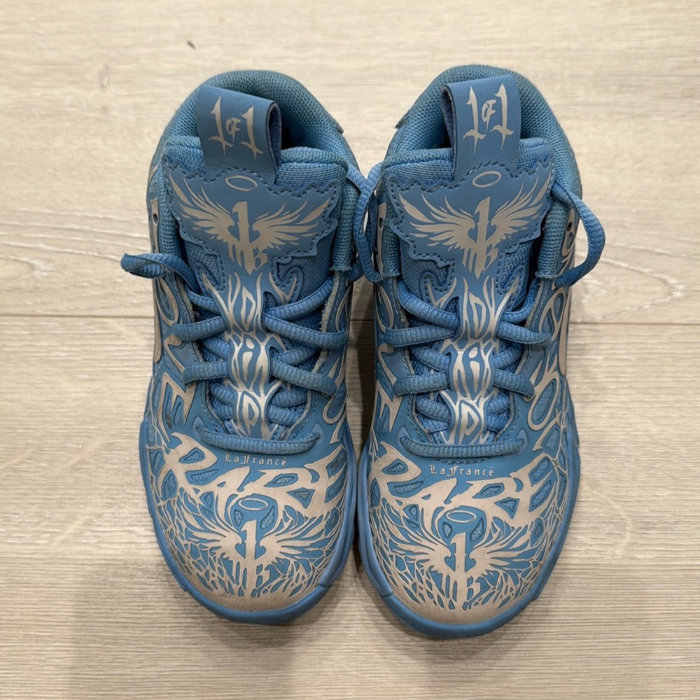 Puma X Lamelo Blue High-Top Sneakers Basketball Sneakers
